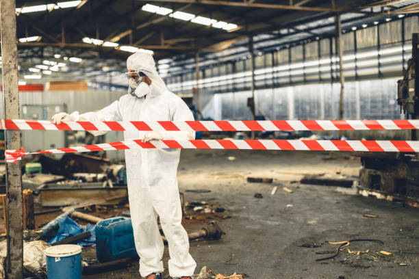Professional Infectious Disease Decontamination technician working in Thornton, NH